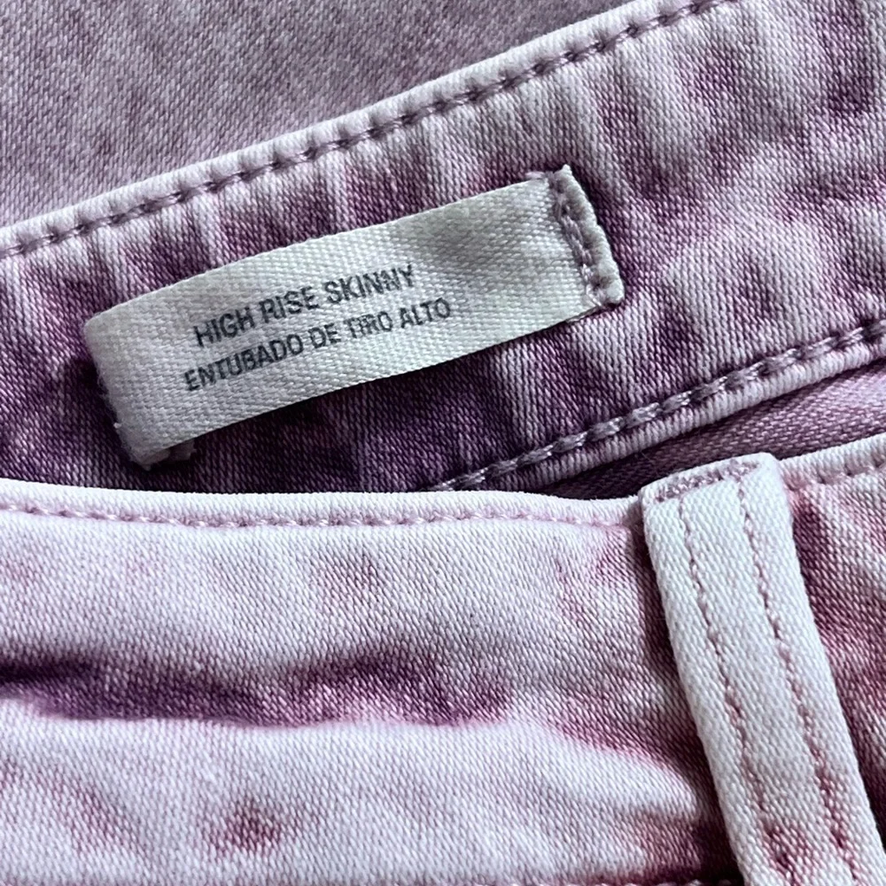 Universal Thread™ Pink Acid Wash High Rise Skinny Ankle Jeans-Size 0/25